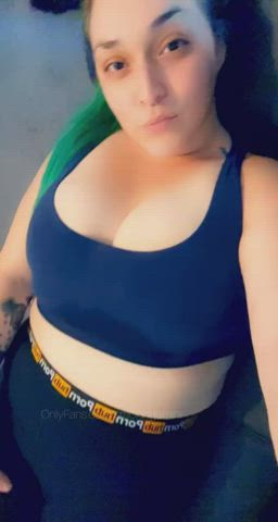 amateur bbw big tits exhibitionist latina nsfw nipslip onlyfans pawg tattoo tease