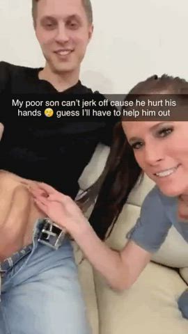 mom son taboo gif