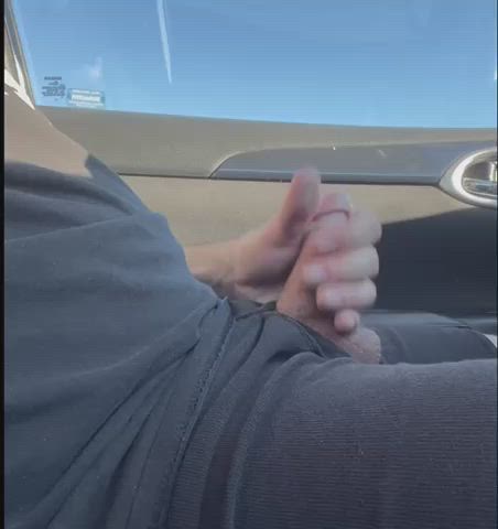 car cum cumshot little dick masturbating gif