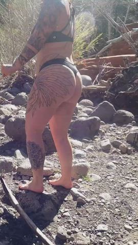 ass big ass booty brunette cute pawg tattoo thick tattedphysique gif