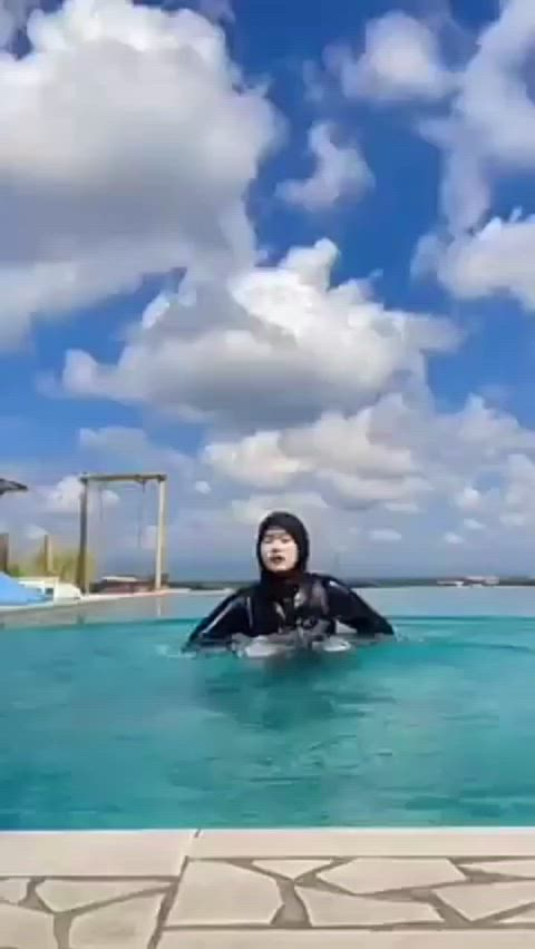 amateur asian big tits clothed funny porn hijab indonesian muslim natural tits swimming