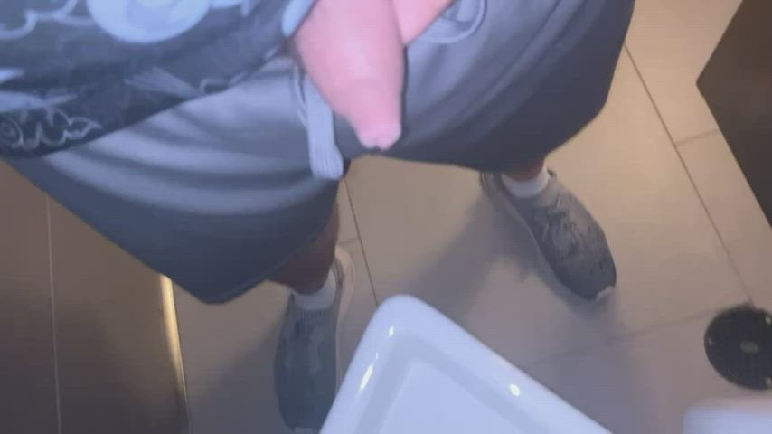 Cock Hairy Pee Peeing Piss Pissing Tiny Uncut Watersports gif