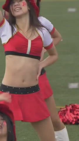 Cheerleader Dancing Upskirt gif