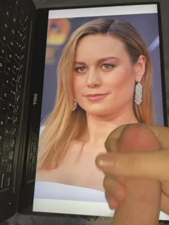 Brie Larson Cum Tribute gif