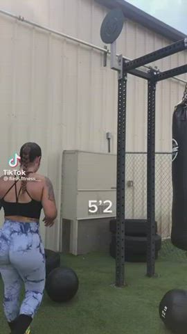 Big Ass Fitness Leggings Pawg Thick Workout gif