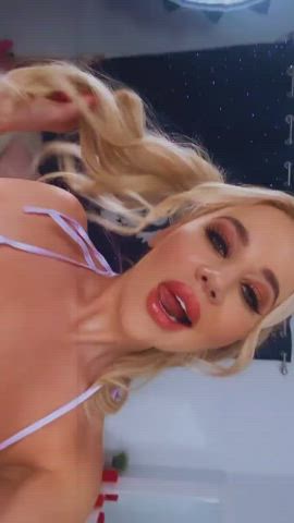 Bikini Blonde Pornstar Savannah Bond gif