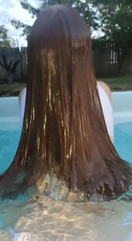 ass back arched bending over booty slow motion wet gif