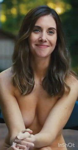 alison brie boobs exhibitionism milf nude topless gif