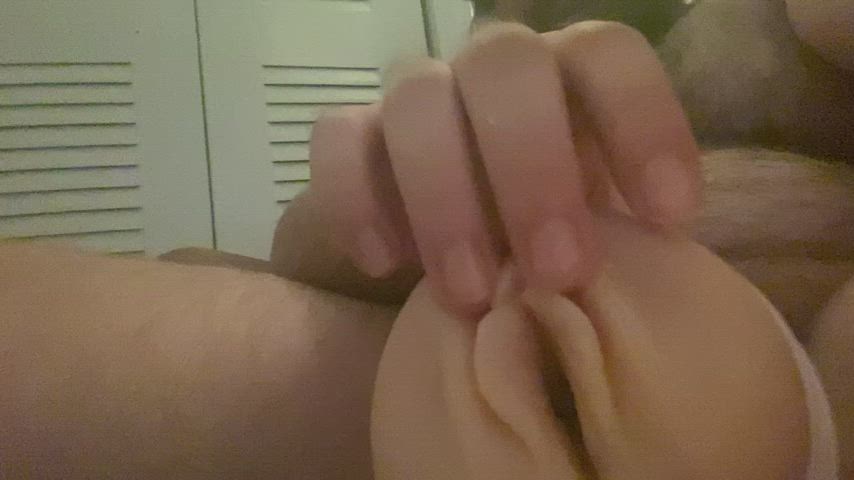 fingering fleshlight male masturbation gif