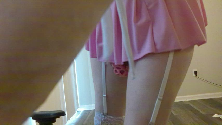 Chastity Heels Sissy gif