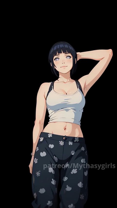 Hinata shy dance