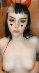 Boobs Goth Halloween gif