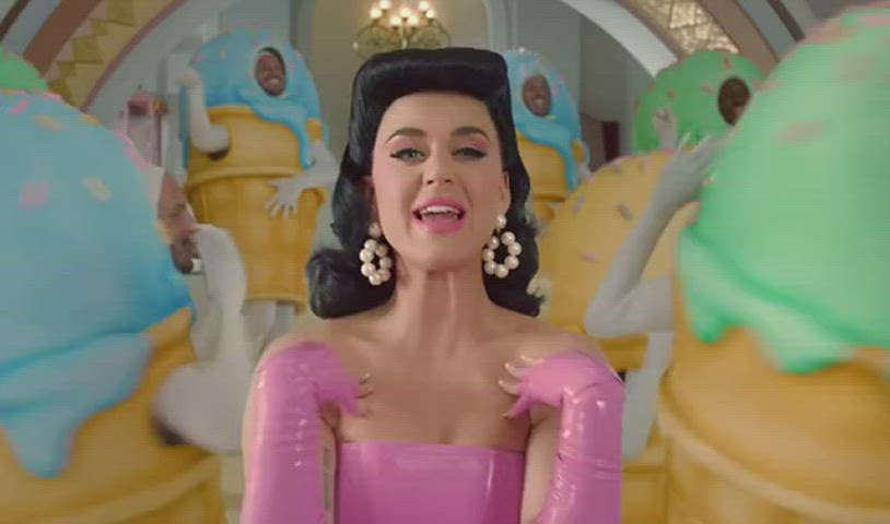 celebrity katy perry latex white girl gif