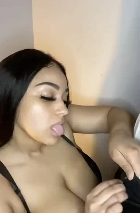 Big Tits Blowjob Thick gif