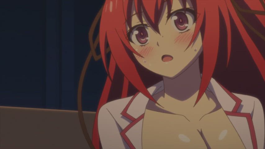 anime boobs ecchi groping massage ecchi-anime gif