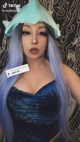 Handjob Tease TikTok Tongue Fetish gif