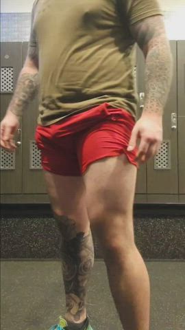 hairy legs muscles tattoo gif