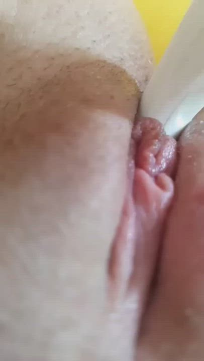 18 Years Old Barely Legal Close Up Dildo Pussy Teen Toys Vibrator gif