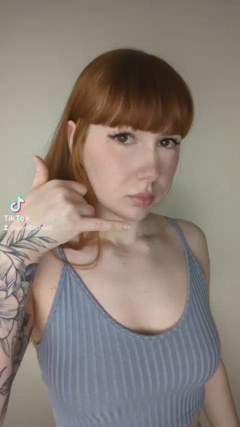 tiktok r/tiktits spicytiktokginger gif