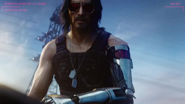 Keanu Reeves in Cyberpunk 2077