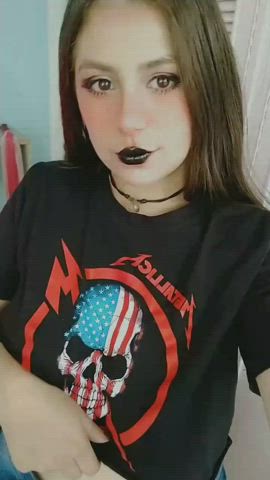 Big Tits Cute Goth gif