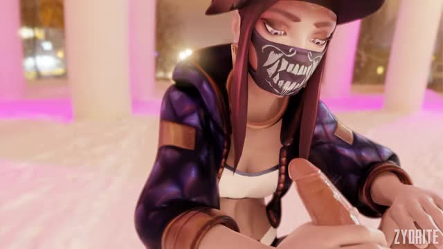 [1080] KDA Akali Handjob Loop