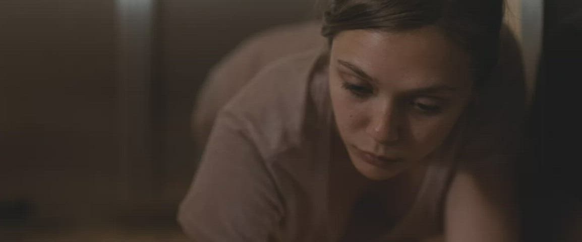 Celebrity Elizabeth Olsen POV gif