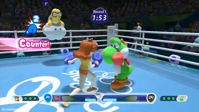 Mario & Sonic at the Rio 2016 Olympic Games Boxing #6 Daisy, Peach, Lugi, Mario