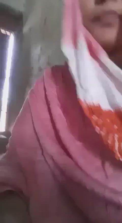 bhabi boobs desi selfie gif
