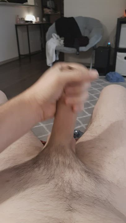 Cum Jerk Off Uncut gif