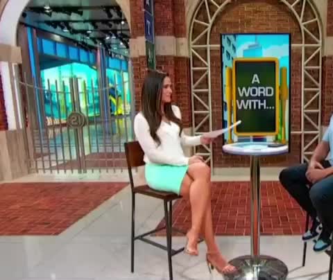 Lauren Shehadi showing sexy legs