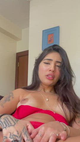 boobs latina tanlines gif