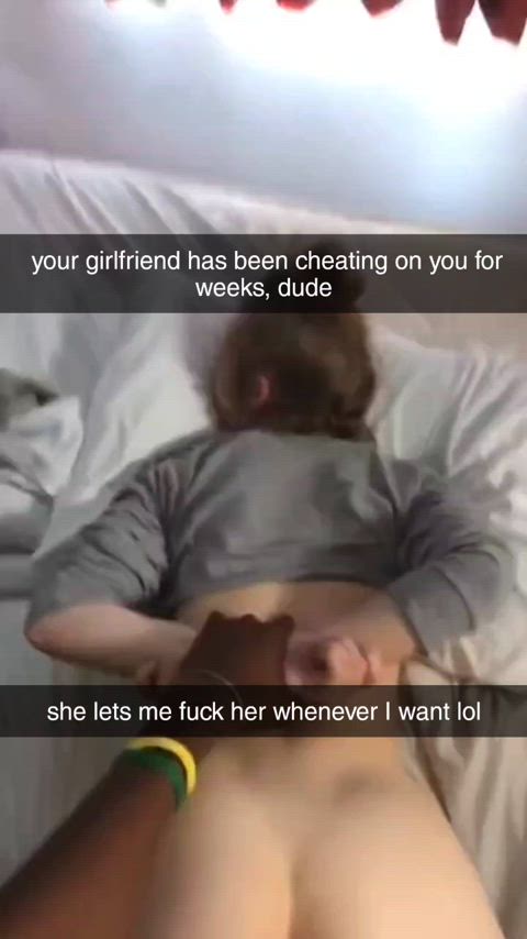 cheating blonde gf