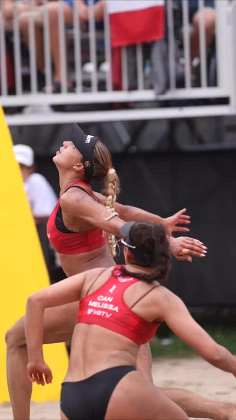 Brandie Wilkerson and Melissa Humana-Paredes - Canadian beach volleyball players