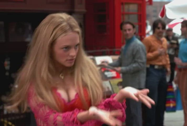 celebrity cleavage heather graham gif