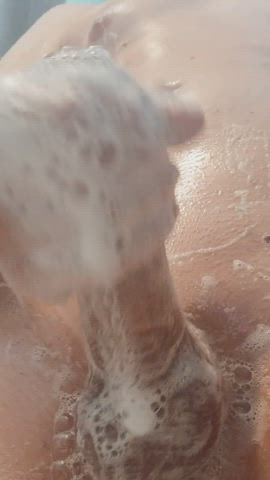 big dick cumshot shower gif