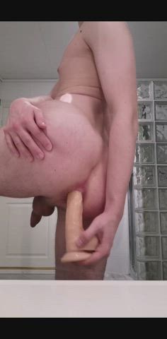 Anal Ass Spread Asshole Barely Legal Dildo Gape Gay Teen Twink gif