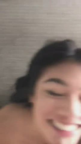 amateur asian cum in mouth cumshot eye contact facial pov teen vertical gif