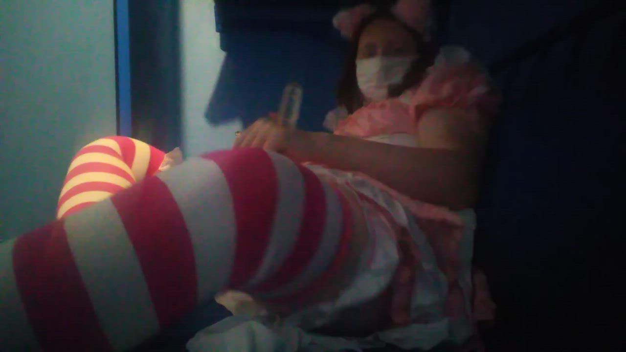 Cosplay Dildo Femboy gif