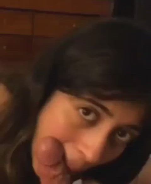 blowjob close up cute desi tongue fetish gif