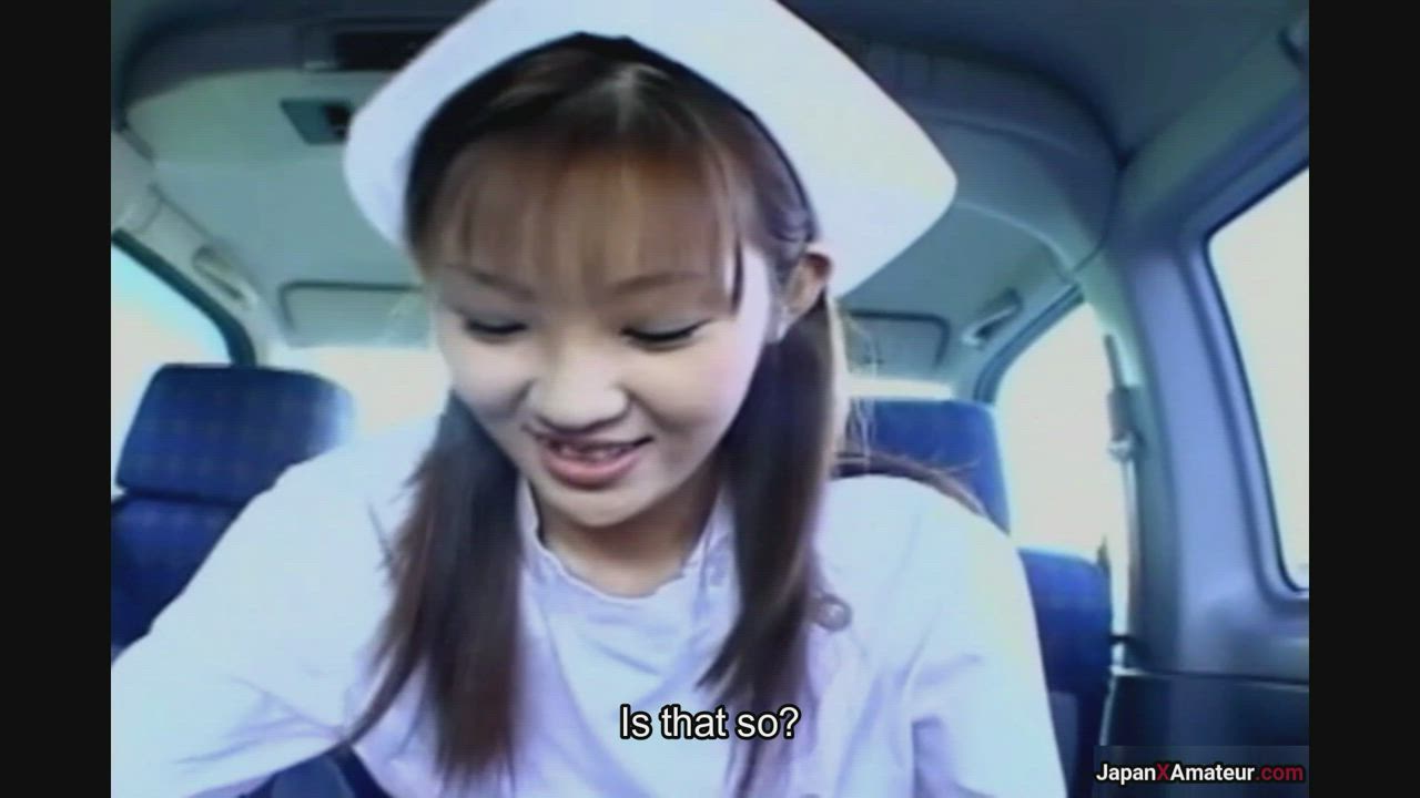 Japanese Nurse Giving A Blowjob Examination