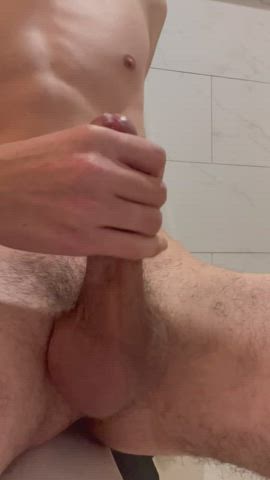 amateur big dick cock milking cumshot edging humiliation jerk off masturbating solo