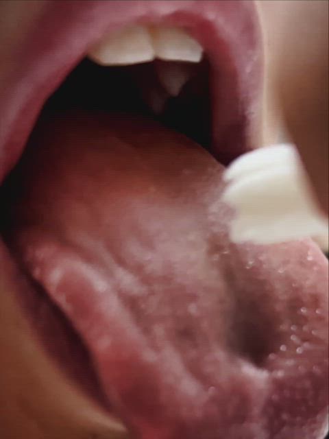 creamy cum in mouth cumshots food fetish italian onlyfans sexy teen tongue tongue
