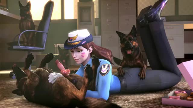 D.va K9 Unit (Overwatch)[The Firebrand + Noname55]