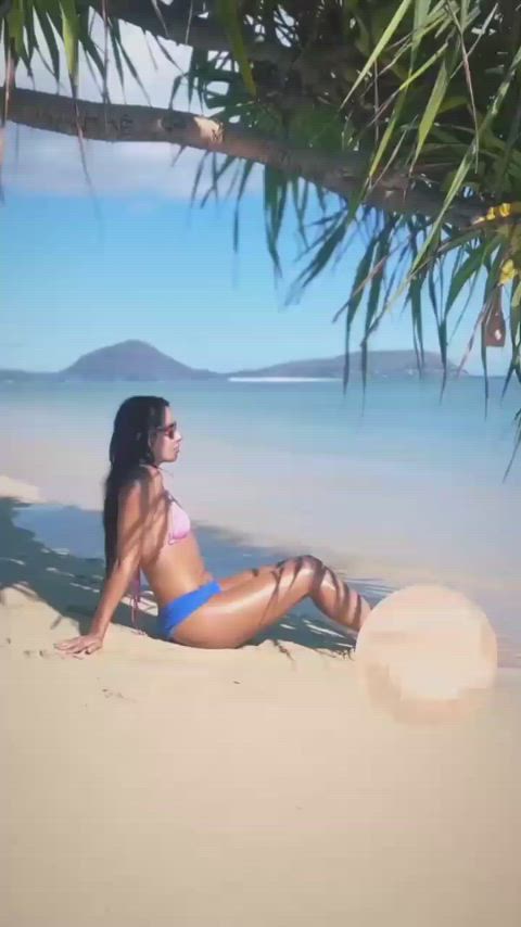 beach bikini latina gif