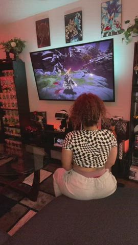 booty gamer girl thick twerking gif