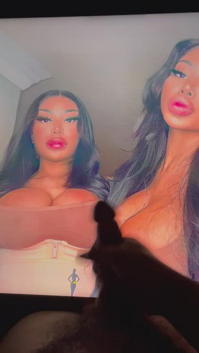 BBC Big Dick Big Tits Tits Twins gif