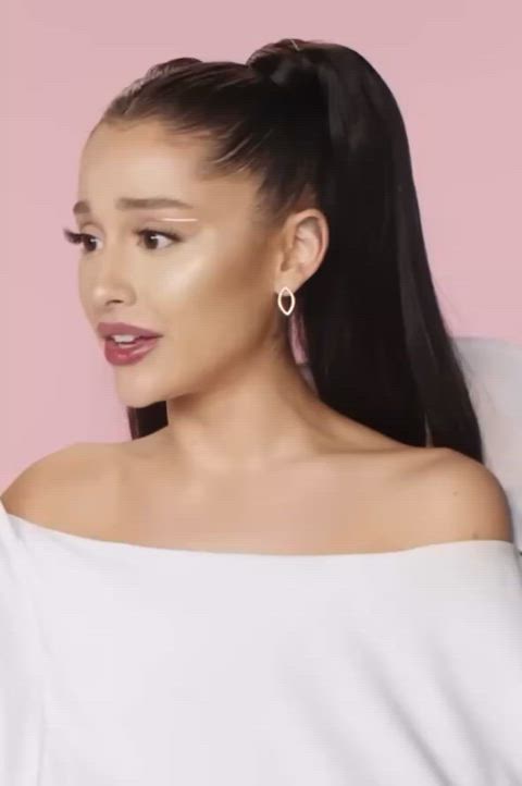 ariana grande celebrity cute lips gif