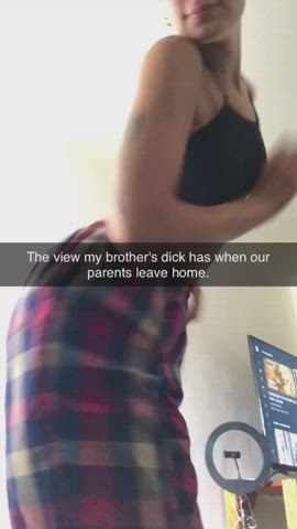 ass pov sister step-sister fauxcest gif