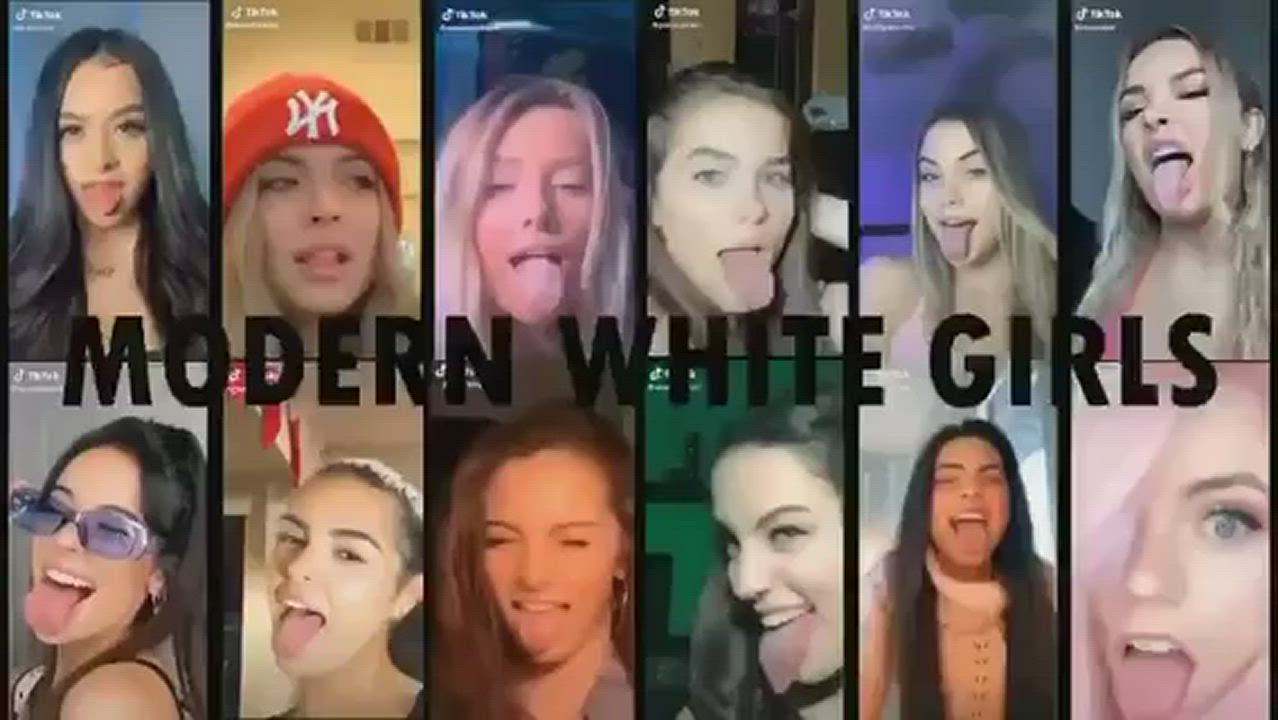 BBC TikTok White Girl gif